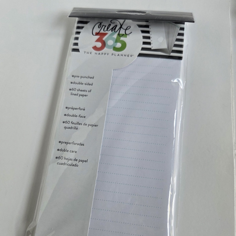 The Happy Planner Create 365 Lined Paper Refill